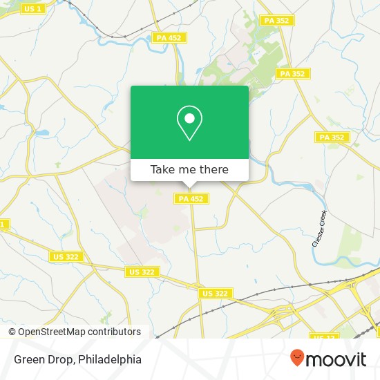 Green Drop map