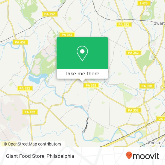 Mapa de Giant Food Store
