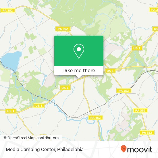 Mapa de Media Camping Center