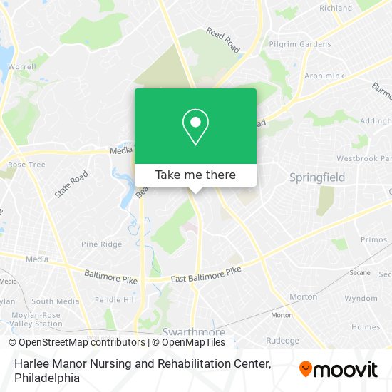 Mapa de Harlee Manor Nursing and Rehabilitation Center