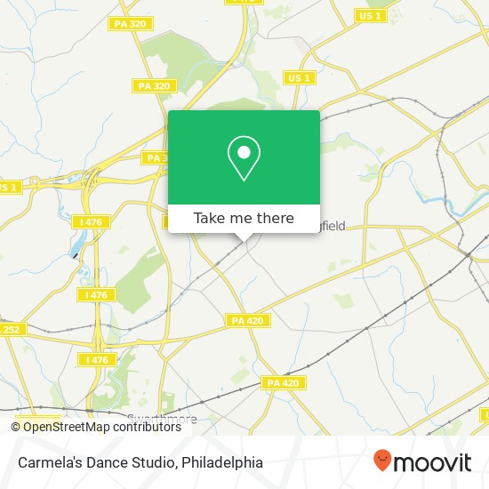 Carmela's Dance Studio map