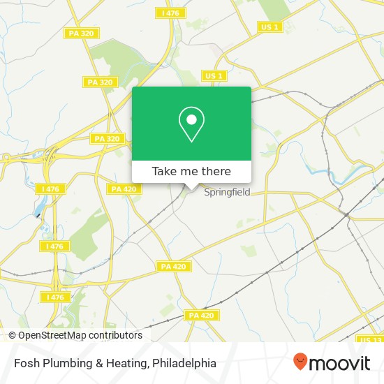 Fosh Plumbing & Heating map