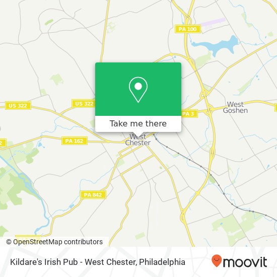 Kildare's Irish Pub - West Chester map