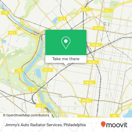 Mapa de Jimmy's Auto Radiator Services