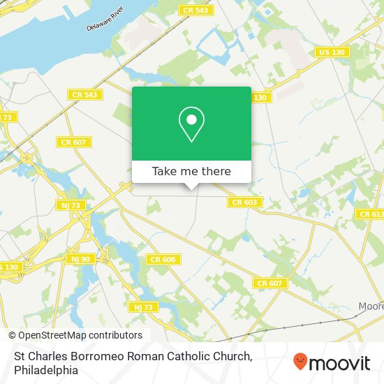 Mapa de St Charles Borromeo Roman Catholic Church