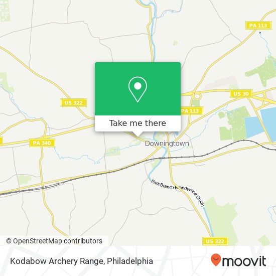 Kodabow Archery Range map