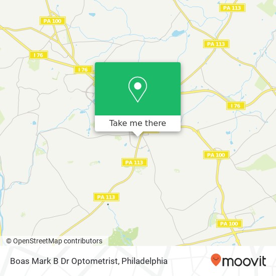 Boas Mark B Dr Optometrist map