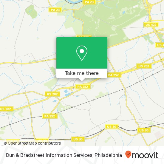 Dun & Bradstreet Information Services map
