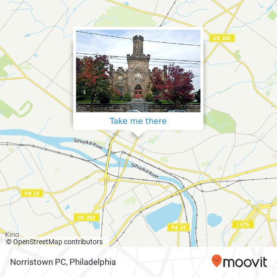 Mapa de Norristown PC