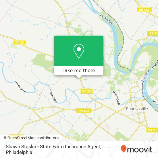 Mapa de Shawn Staska - State Farm Insurance Agent