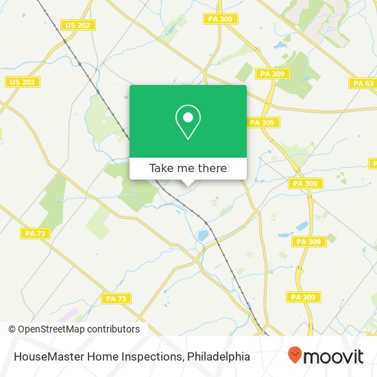 HouseMaster Home Inspections map