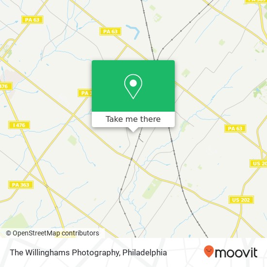 The Willinghams Photography map