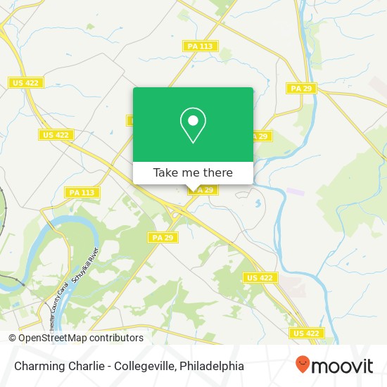 Mapa de Charming Charlie - Collegeville