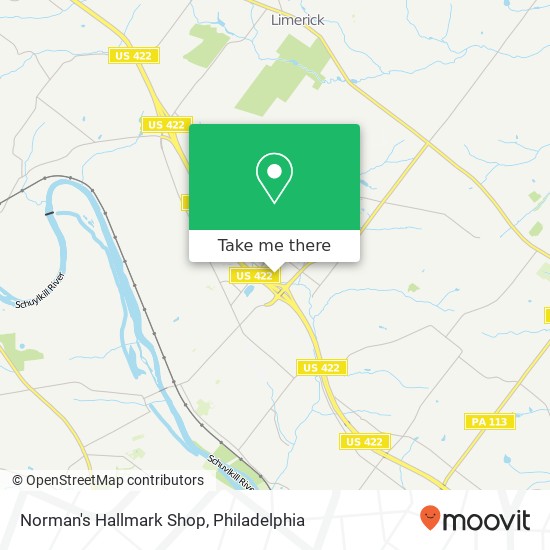 Norman's Hallmark Shop map