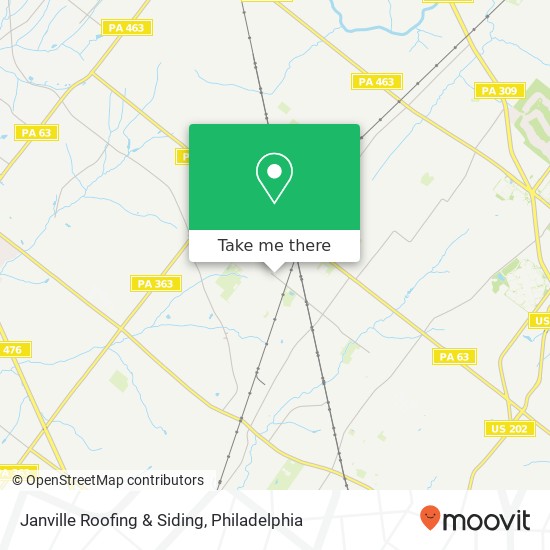 Mapa de Janville Roofing & Siding