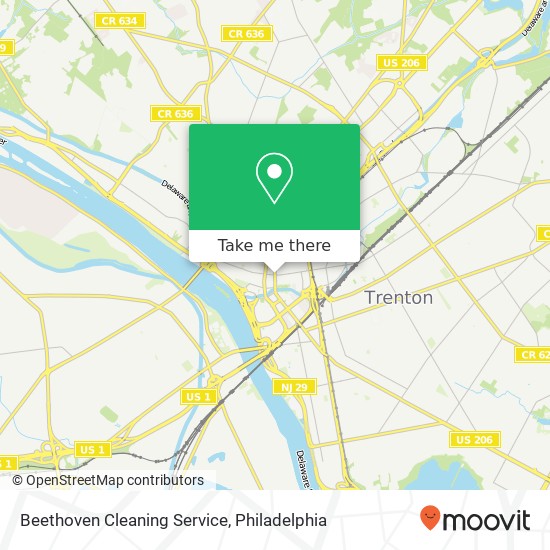 Beethoven Cleaning Service map
