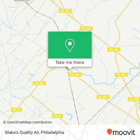 Mapa de Blake's Quality Air