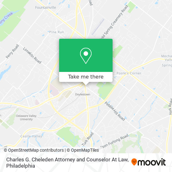 Mapa de Charles G. Cheleden Attorney and Counselor At Law