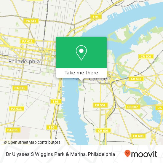 Mapa de Dr Ulysses S Wiggins Park & Marina
