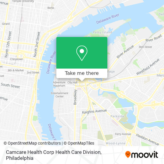 Camcare Health Corp Health Care Division map