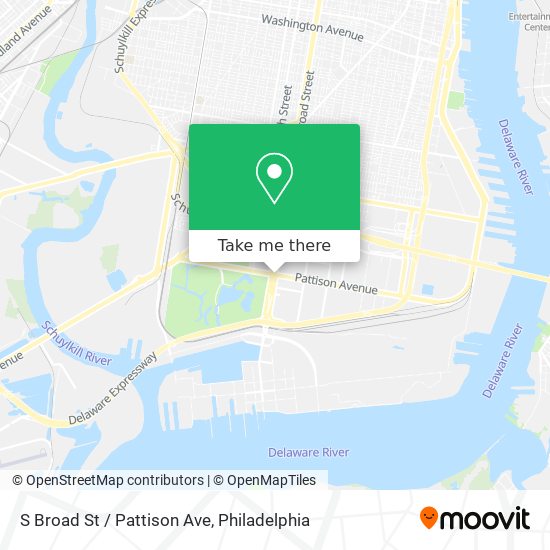Mapa de S Broad St / Pattison Ave