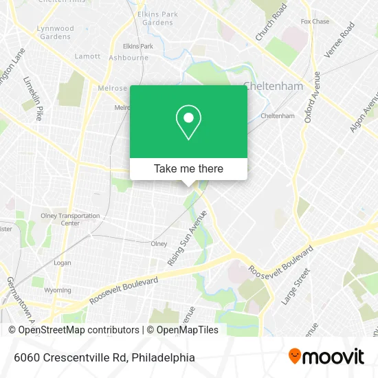 6060 Crescentville Rd map