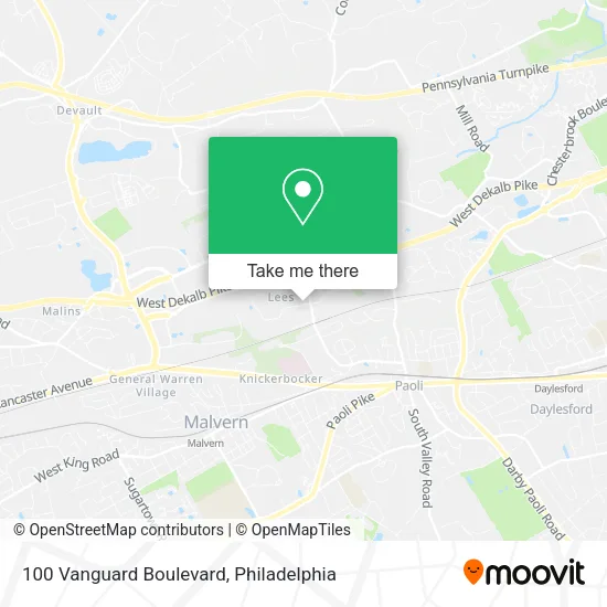 100 Vanguard Boulevard map