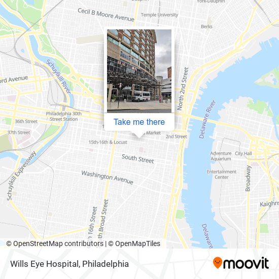 Wills Eye Hospital map