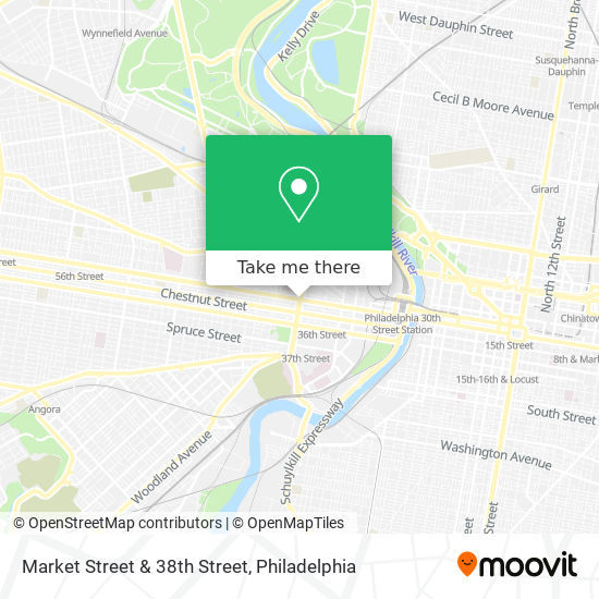 Mapa de Market Street & 38th Street