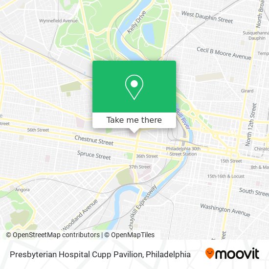 Mapa de Presbyterian Hospital Cupp Pavilion