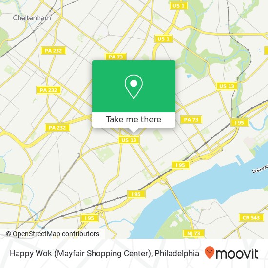 Happy Wok (Mayfair Shopping Center) map