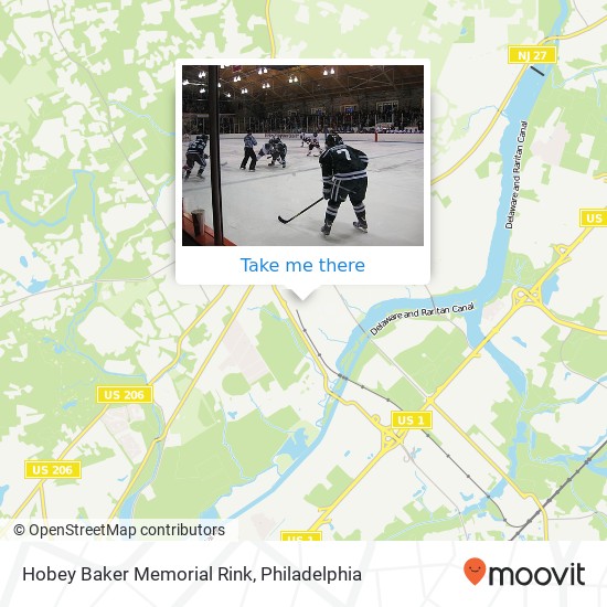 Hobey Baker Memorial Rink map