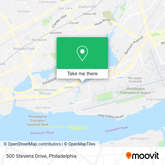 500 Stevens Drive map