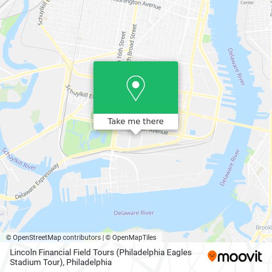 How to get to Lincoln Financial Field Tours (Philadelphia Eagles