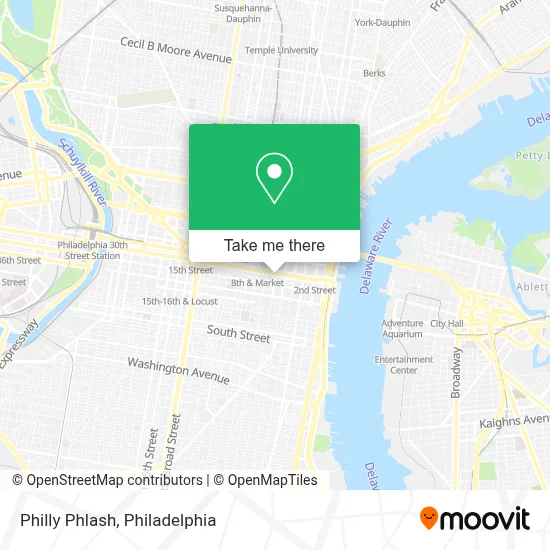 Philly Phlash map