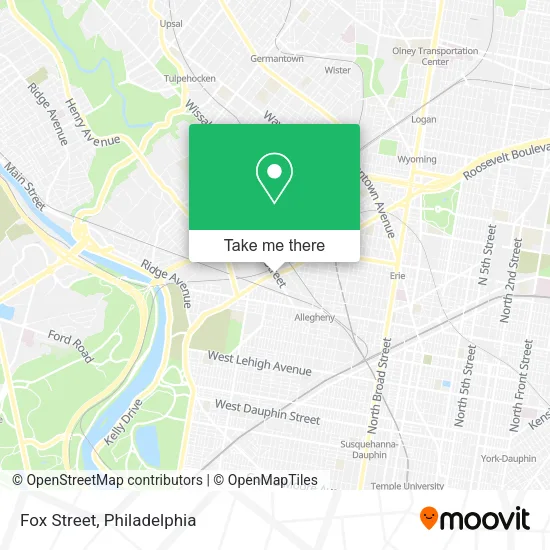 Fox Street map