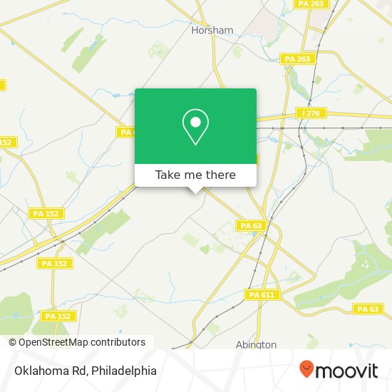 Mapa de Oklahoma Rd