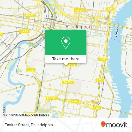 Tasker Street map