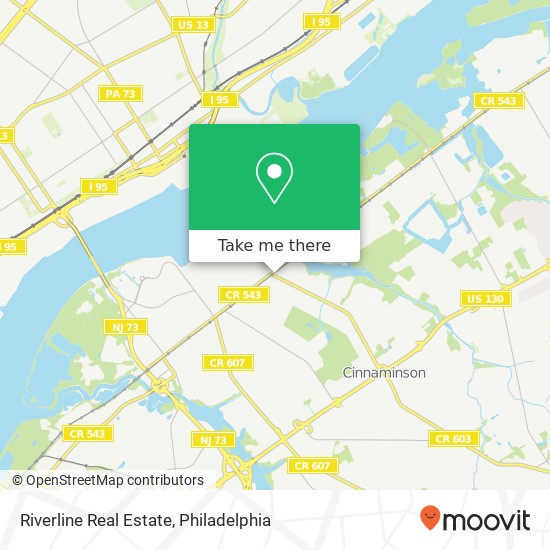 Riverline Real Estate map