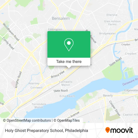 Holy Ghost Preparatory School map