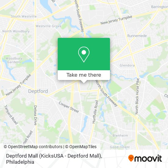 Deptford Mall (KicksUSA - Deptford Mall) map
