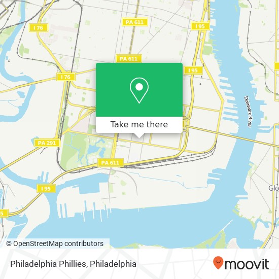 Philadelphia Phillies map
