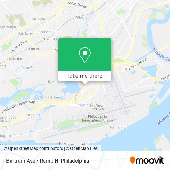 Mapa de Bartram Ave / Ramp H