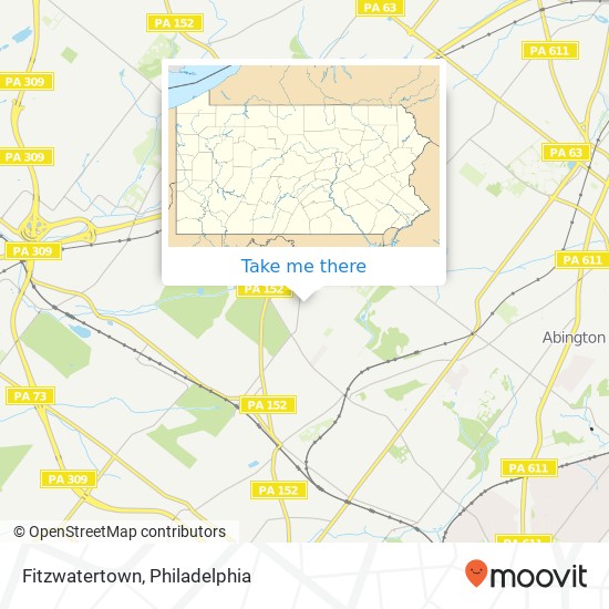 Mapa de Fitzwatertown