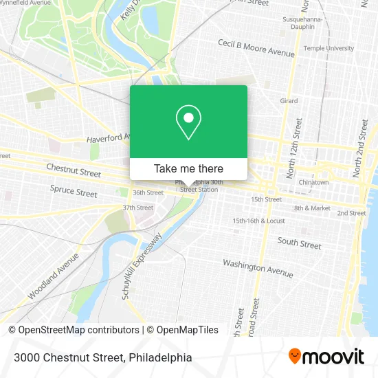 3000 Chestnut Street map