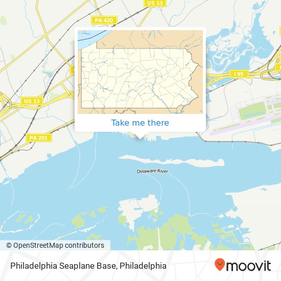 Philadelphia Seaplane Base map