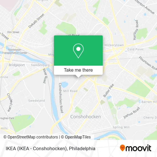 IKEA (IKEA - Conshohocken) map