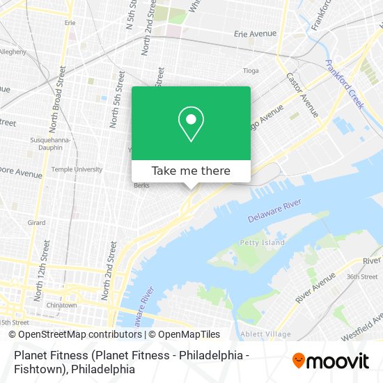 Planet Fitness (Planet Fitness - Philadelphia - Fishtown) map