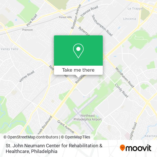St. John Neumann Center for Rehabilitation & Healthcare map