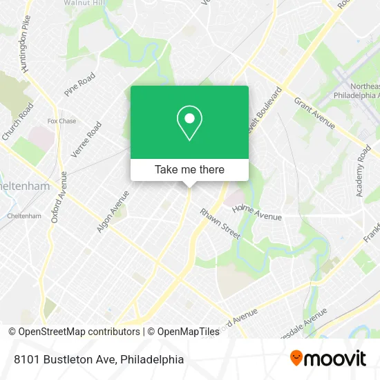 8101 Bustleton Ave map